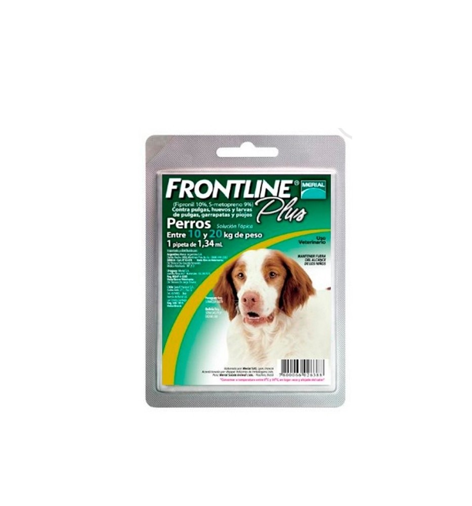FRONTLINE PLUS PERRO 10 20KG X1 FRONTLINE PLUS PERRO 10 20KG X1