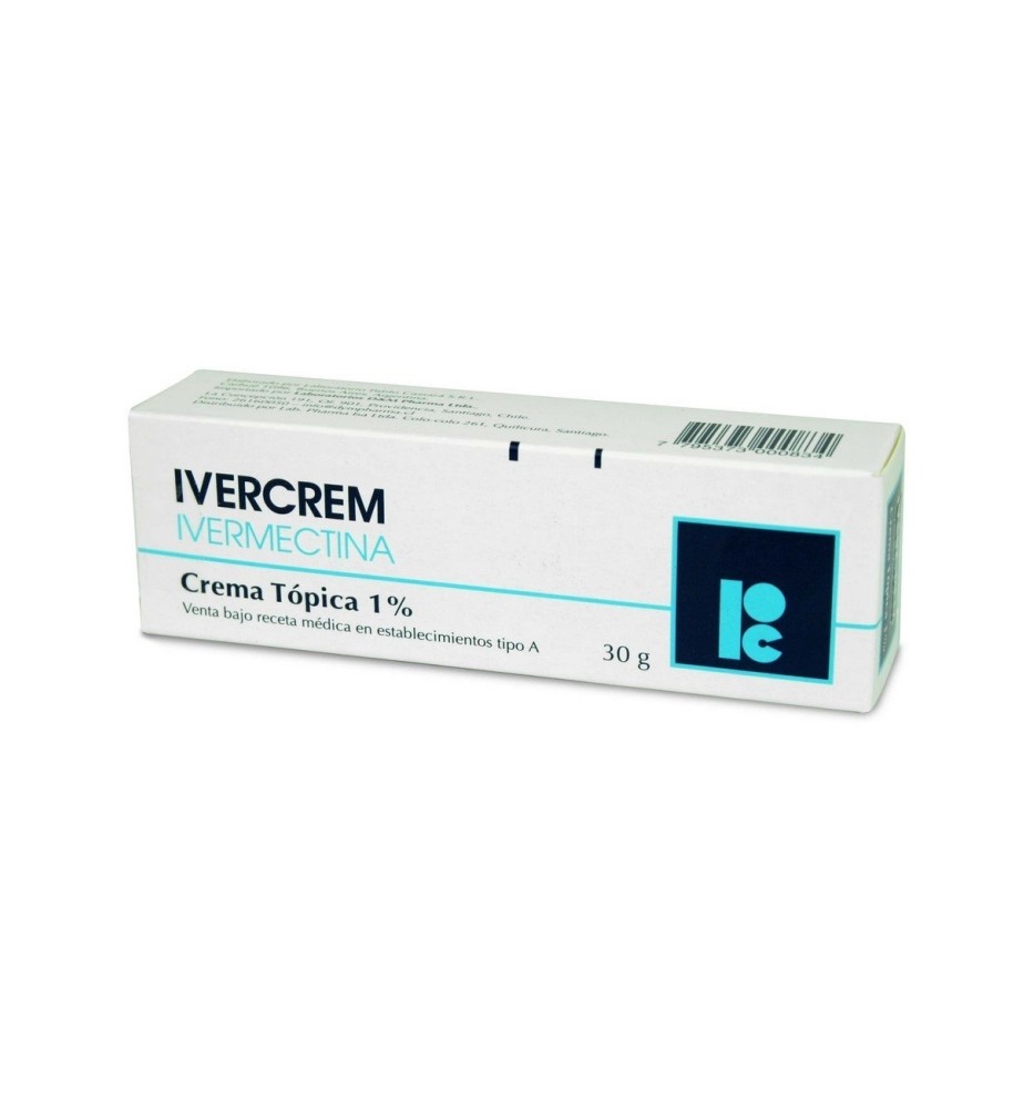 IVERCREM 0.01% CREMA TÓPICA X30