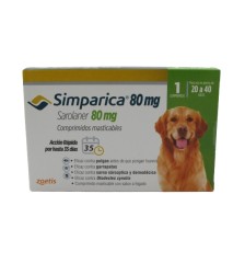 SIMPARICA 80MG PERRO X1
