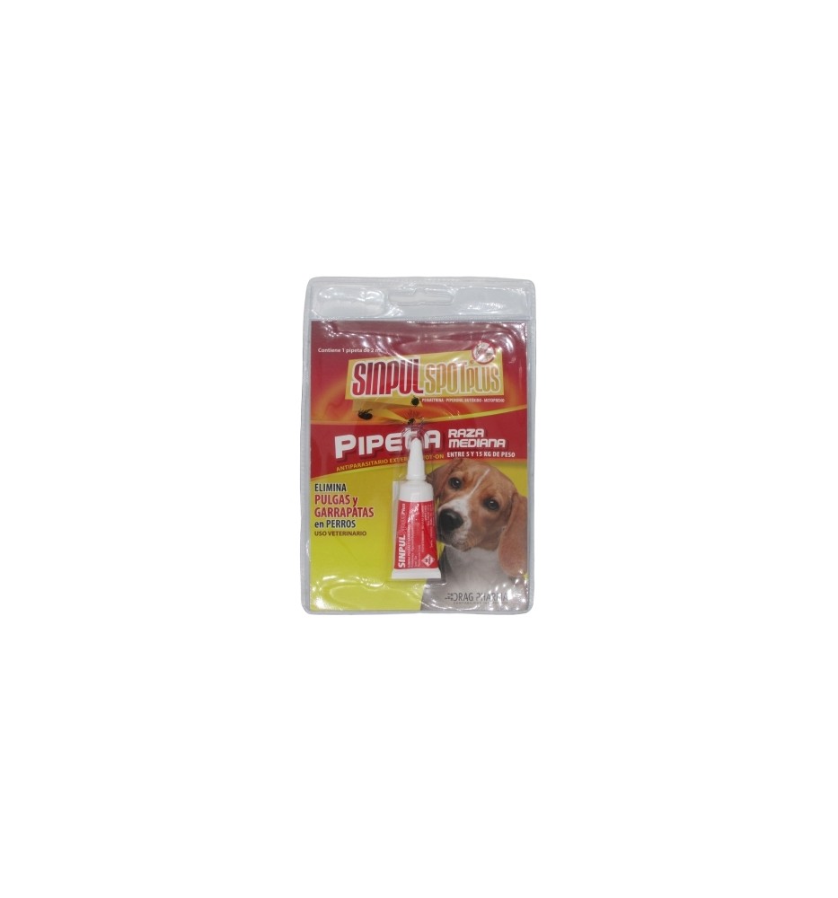 SINPUL SPOT PLUS RAZA MEDIANA 1 UNI X1