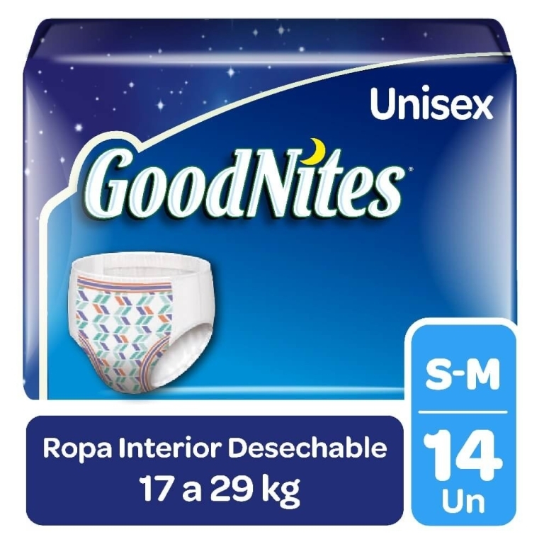 GOODNITES PANTS TALLA M X 14