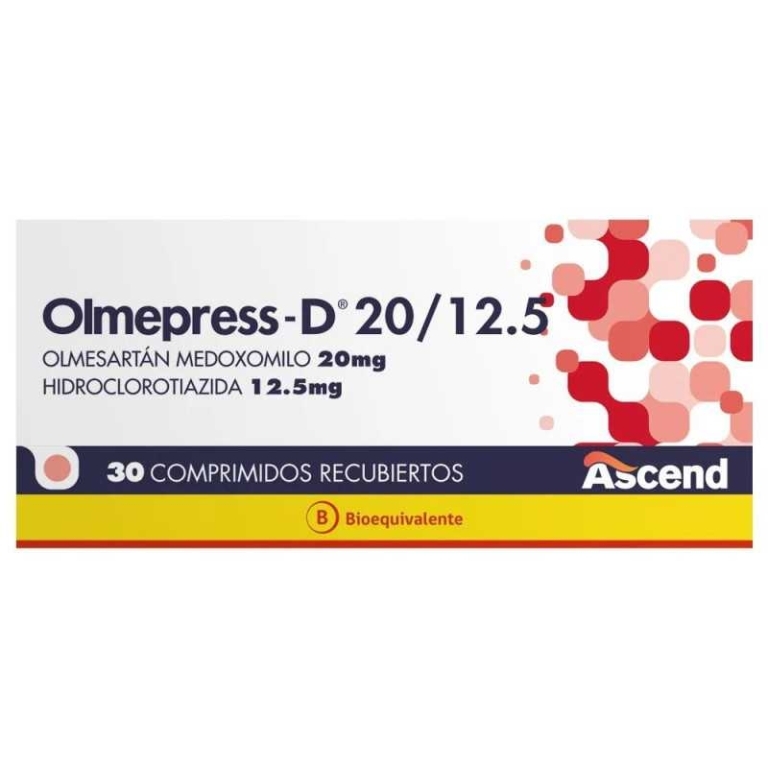 OLMEPRESS-D 20mg/12.5mg X30COM