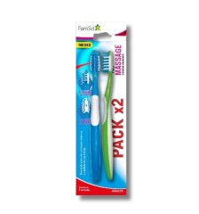 CEPILLO DENTAL MEDIO X2