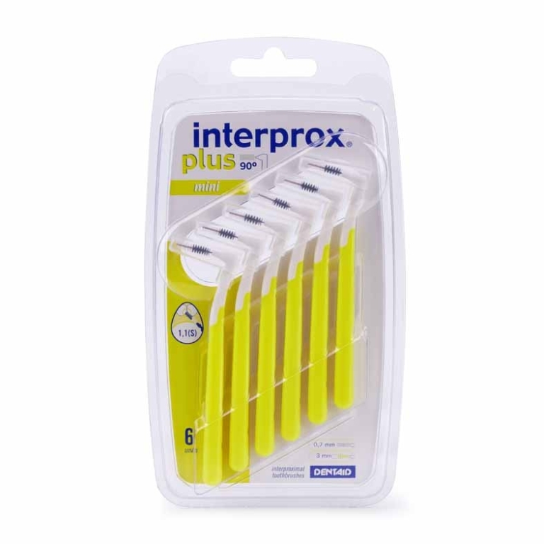 INTERPROX PLUS MINI X 6 AMARILLO