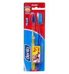 PACK DENTO CEPILLO PLUS X 2 UNIDADES