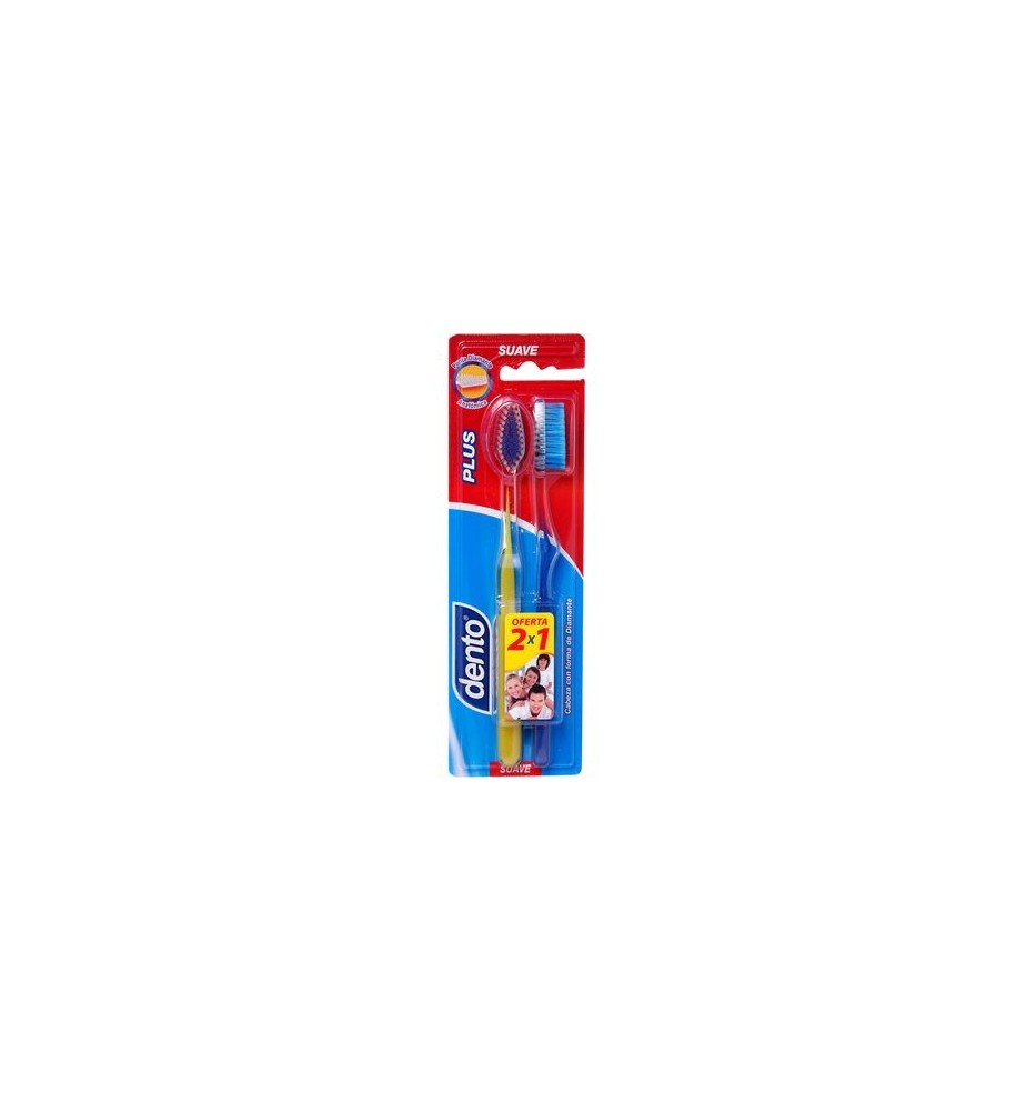 PACK DENTO CEPILLO PLUS X 2 UNIDADES