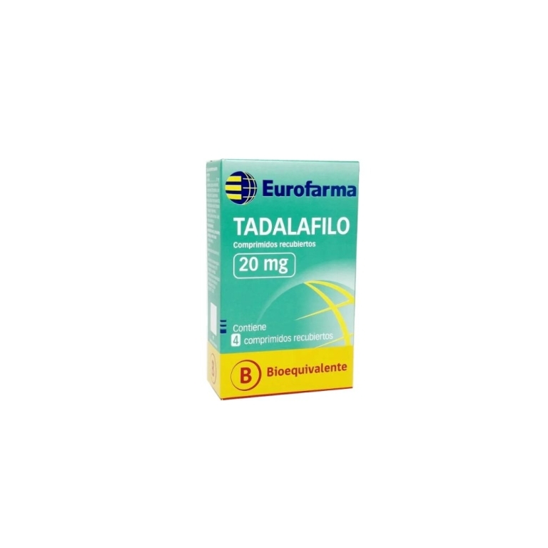 TADALAFILO 20mg X4COM.