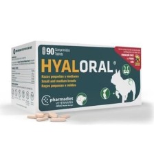 HYALORAL RAZAS PEQUEÑAS MEDIANAS X90 COMPRIMIDOS