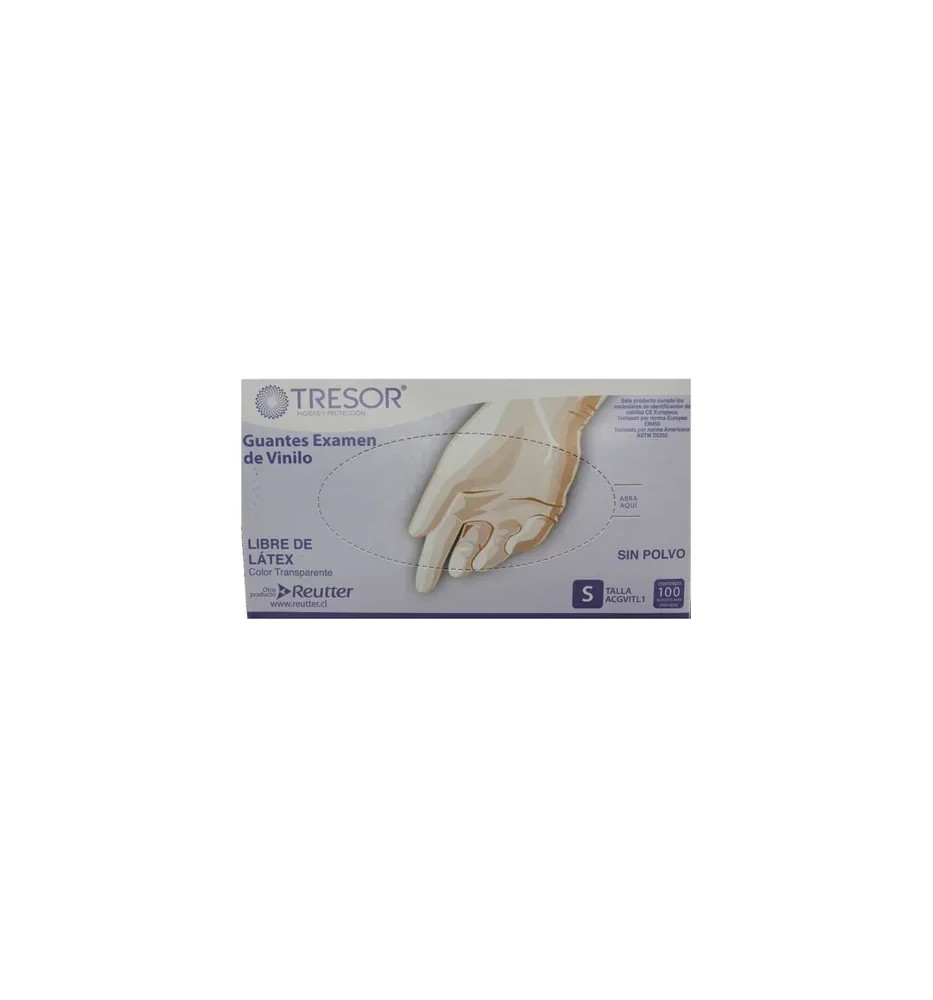GUANTES VINILO TALLA S X100 GUANTES VINILO TALLA S X100