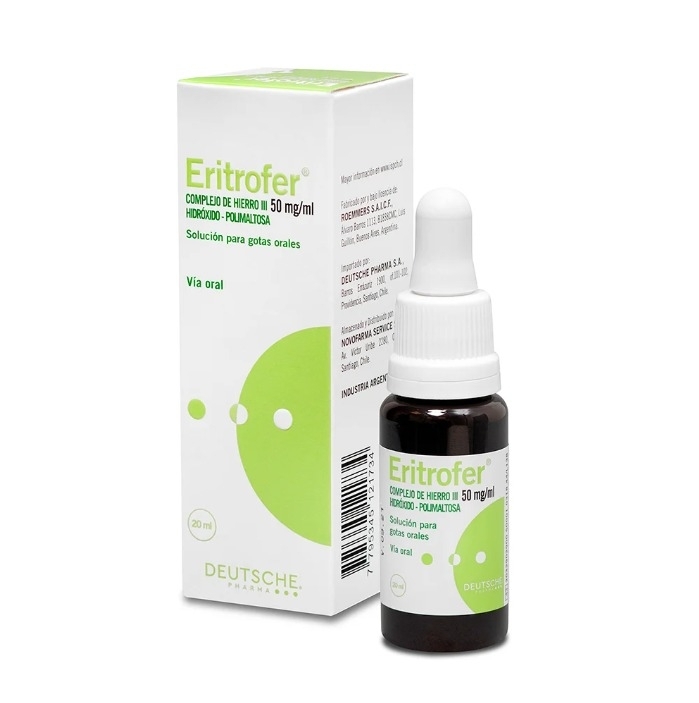 ERITROFER GOTAS 50MG/ML X 20 ML