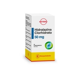 HIDRALAZINA 50mg X20COM.