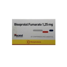 BISOPROLOL 1.25mg X30COM. RECUBIERTOS
