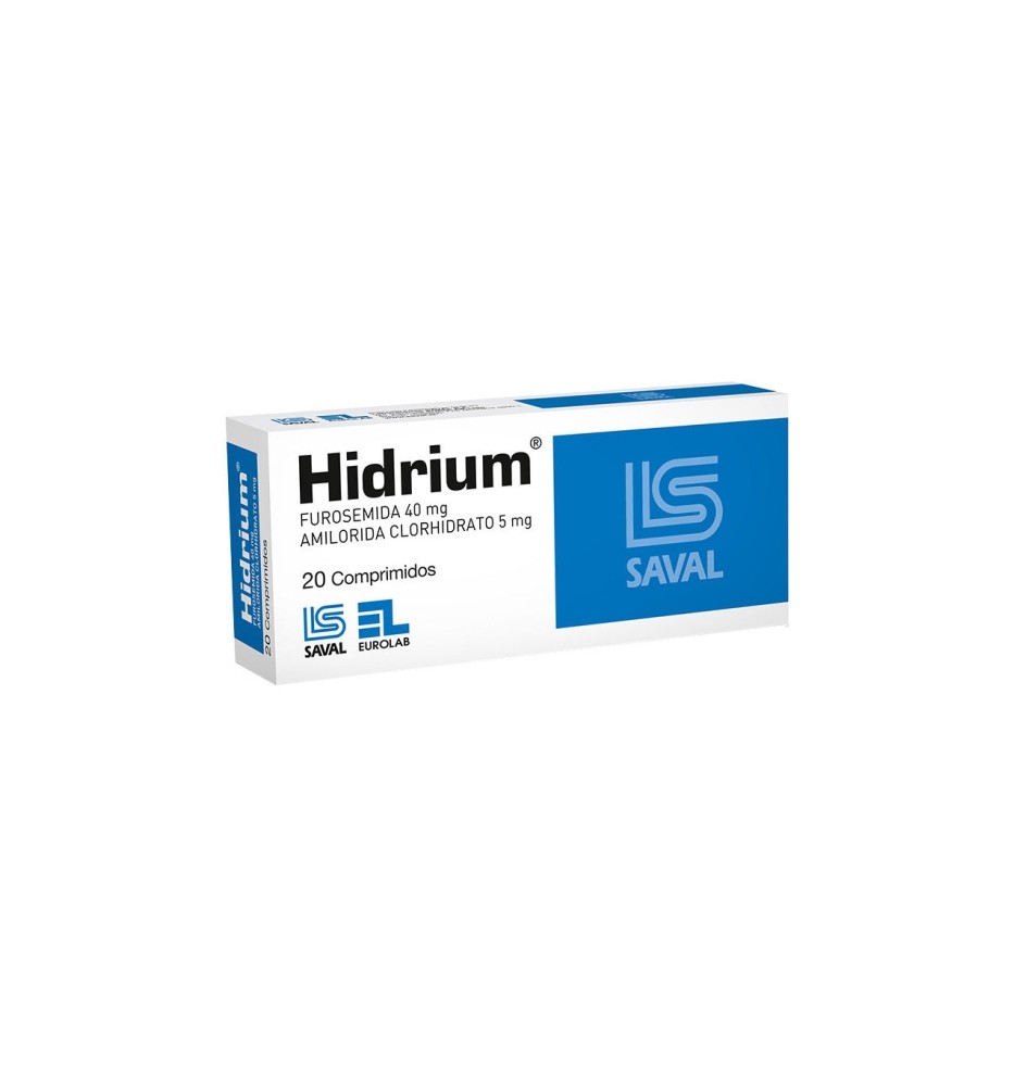 HIDRIUM 40MG 5MG X20 COMPRIMIDOS HIDRIUM 40MG 5MG X20 COMPRIMIDOS