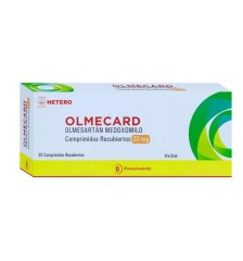 OLMECARD 20MG X30 COMPRIMIDOS RECUBIERTOS