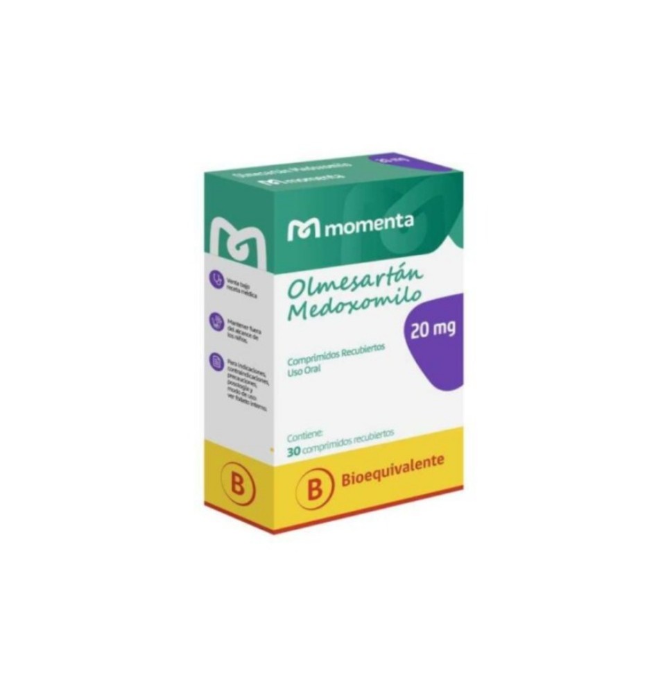OLMESARTAN 20 MG X30 COMPRIMIDOS OLMESARTAN 20 MG X30 COMPRIMIDOS