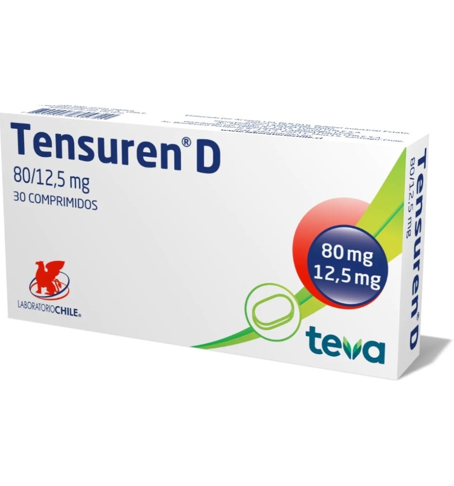 TENSUREN D 80 12 X30 COMPRIMIDOS TENSUREN D 80 12 X30 COMPRIMIDOS