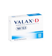 VALAX D 160MG 12.5MG X30 COMPRIMIDOS RECUBIERTOS