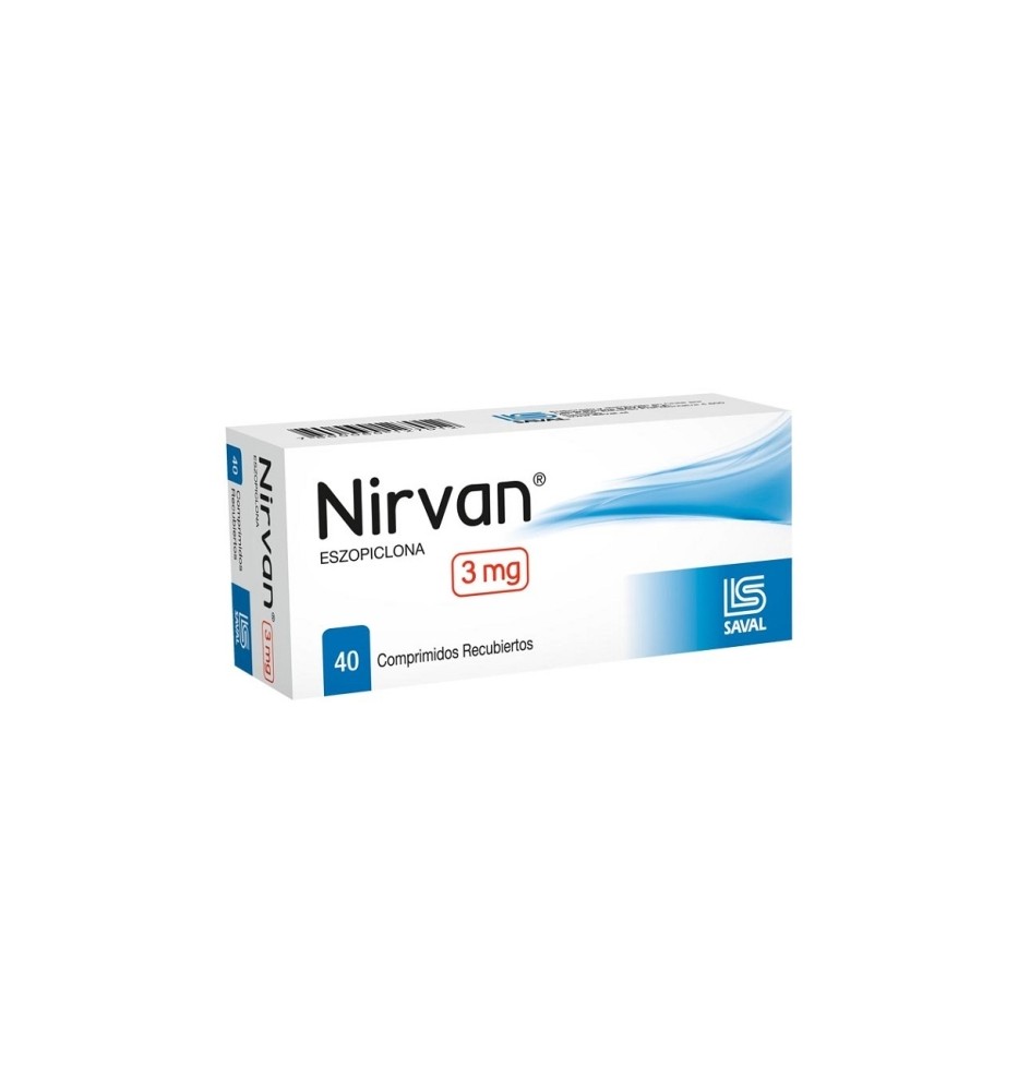NIRVAN 3MG X40 COMPRIMIDOS NIRVAN 3MG X40 COMPRIMIDOS
