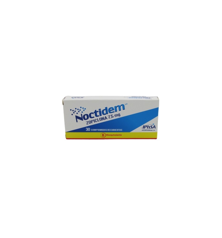 NOCTIDEM 7,5MG X30 COMPRIMIDOS NOCTIDEM 7,5MG X30 COMPRIMIDOS