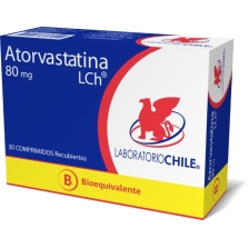 ATORVASTATINA 80mg X30COM