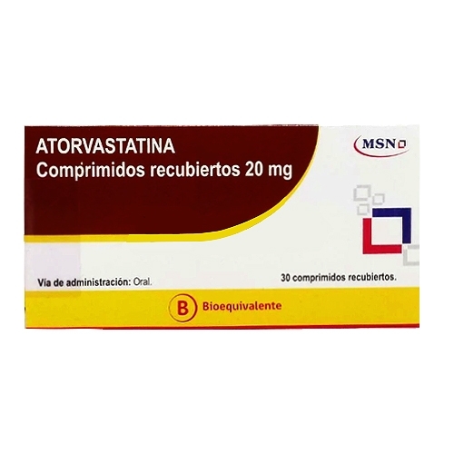 ATORVASTATINA 20mg X30COM.