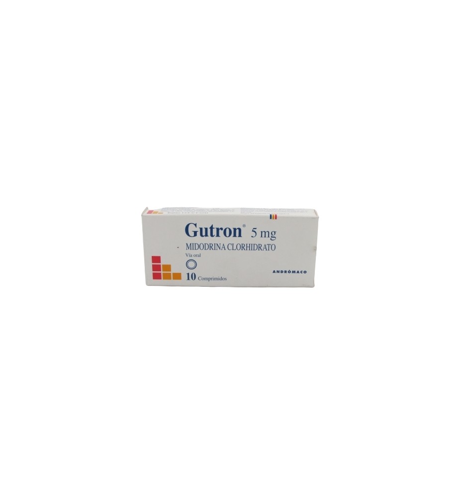 GUTRON 5MG X10 COMPRIMIDOS