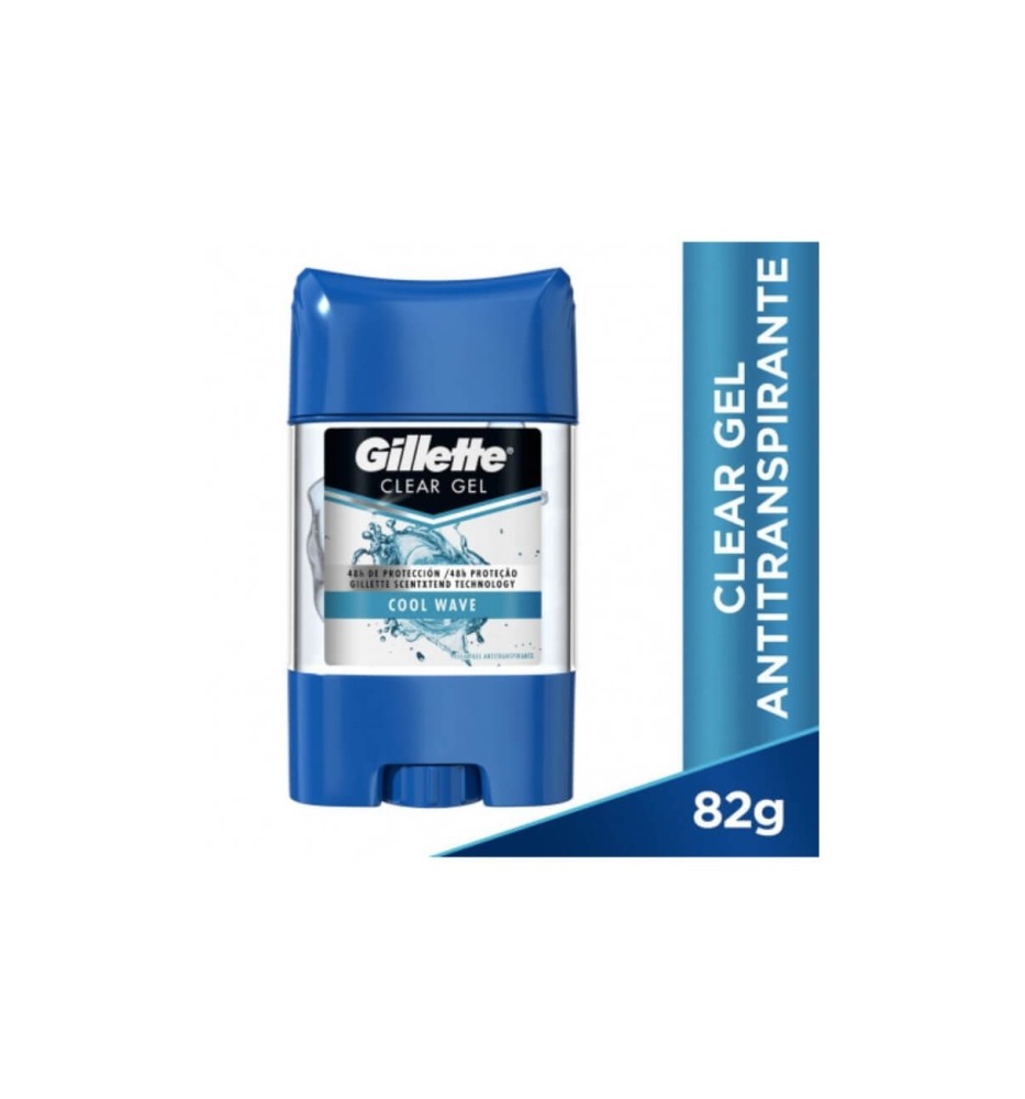 GILLETTE CLEAR GEL COOL WAVE 82G X82 GILLETTE CLEAR GEL COOL WAVE 82G X82