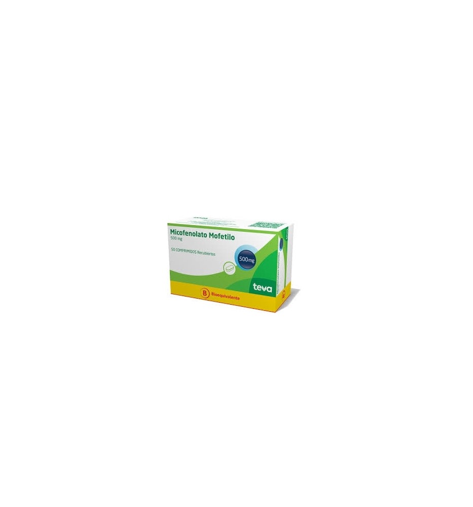 MICOFENOLATO MOFETILO 500MG X50 COMPRIMIDOS MICOFENOLATO MOFETILO 500MG X50 COMPRIMIDOS