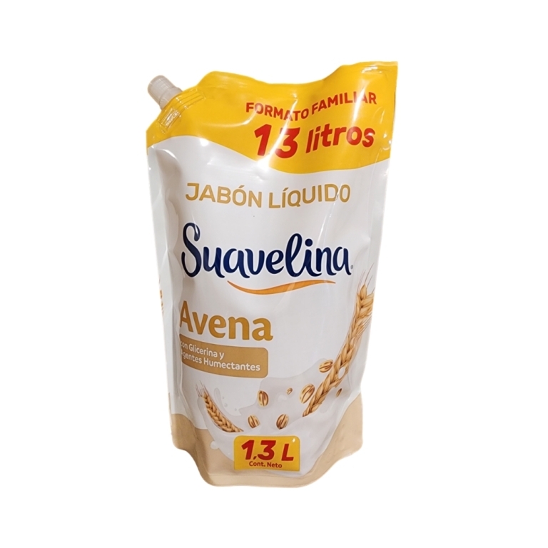 SUAVELINA JABON LIQUIDO DE AVENA X 1,3L