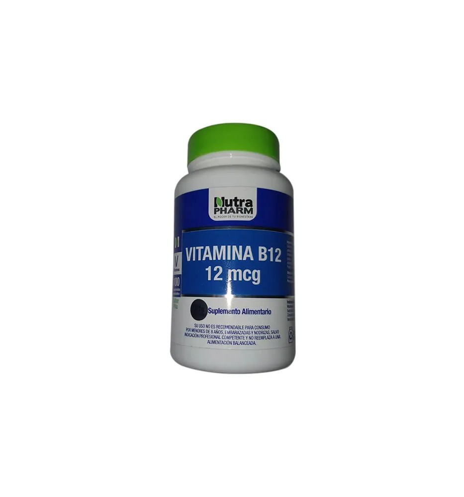 VITAMINA B12 12MCG X100 COMPRIMIDOS