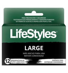 PRESERVATIVOS LIFESTYLE LARGE X12