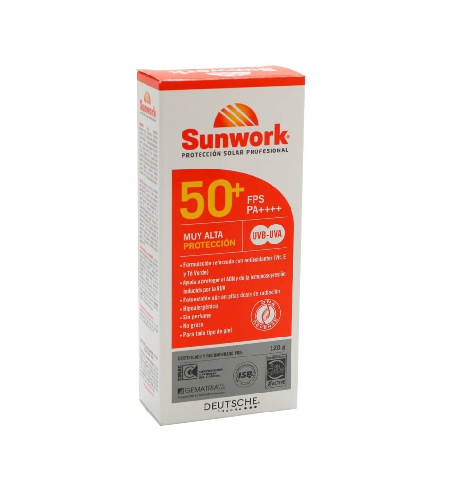 PROTECTOR SOLAR GEL SUNWORK FPS 50 X120 PROTECTOR SOLAR GEL SUNWORK FPS 50 X120