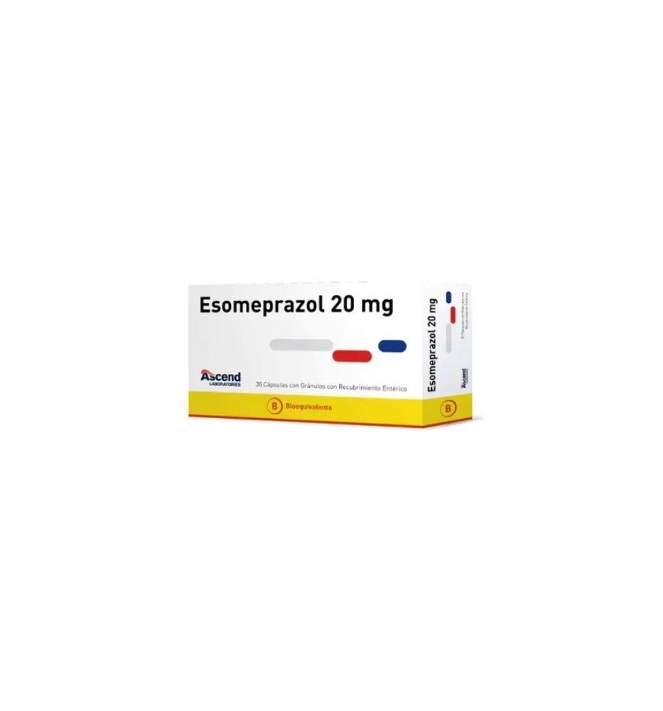 ESOMEPRAZOL 20MG X30 CAPSULAS ESOMEPRAZOL 20MG X30 CAPSULAS
