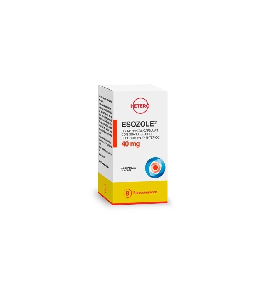 ESOZOOLE 40MG X30 CAPSULAS ESOZOOLE 40MG X30 CAPSULAS