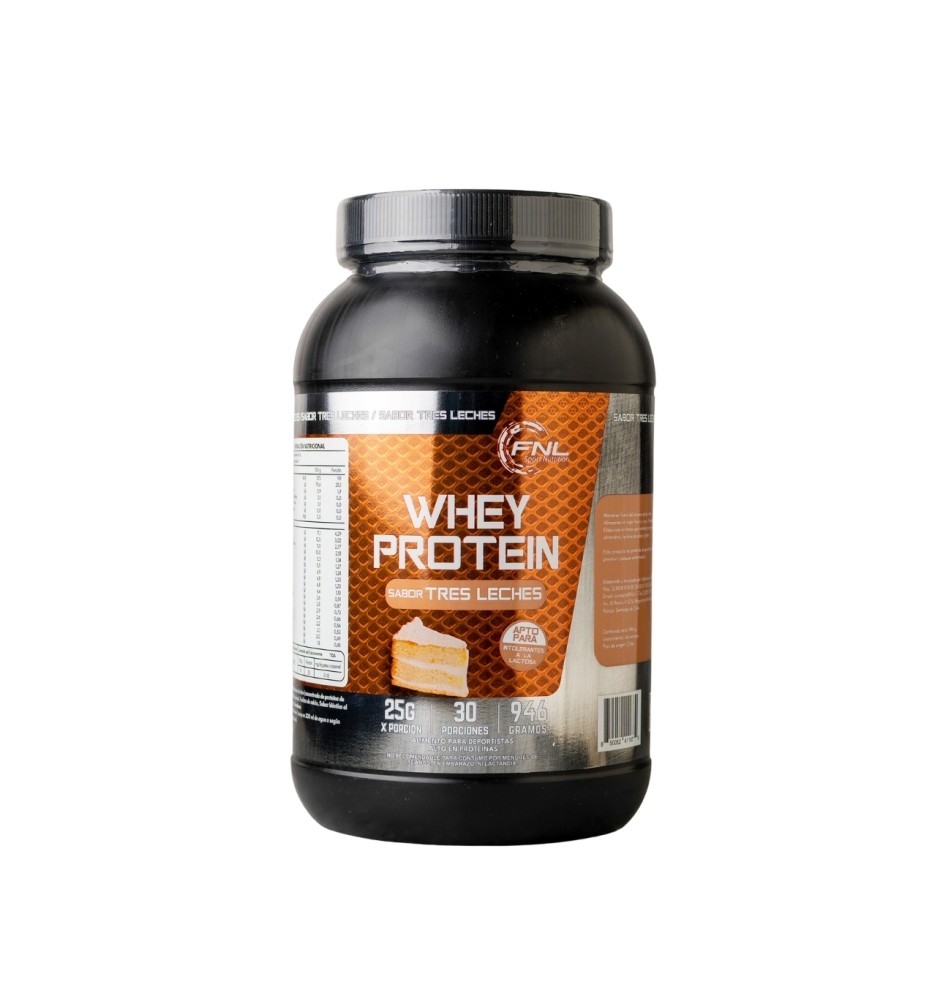 FNL WHEY PROTEIN TRES LECHES X 947GR 30 PORCIONES 