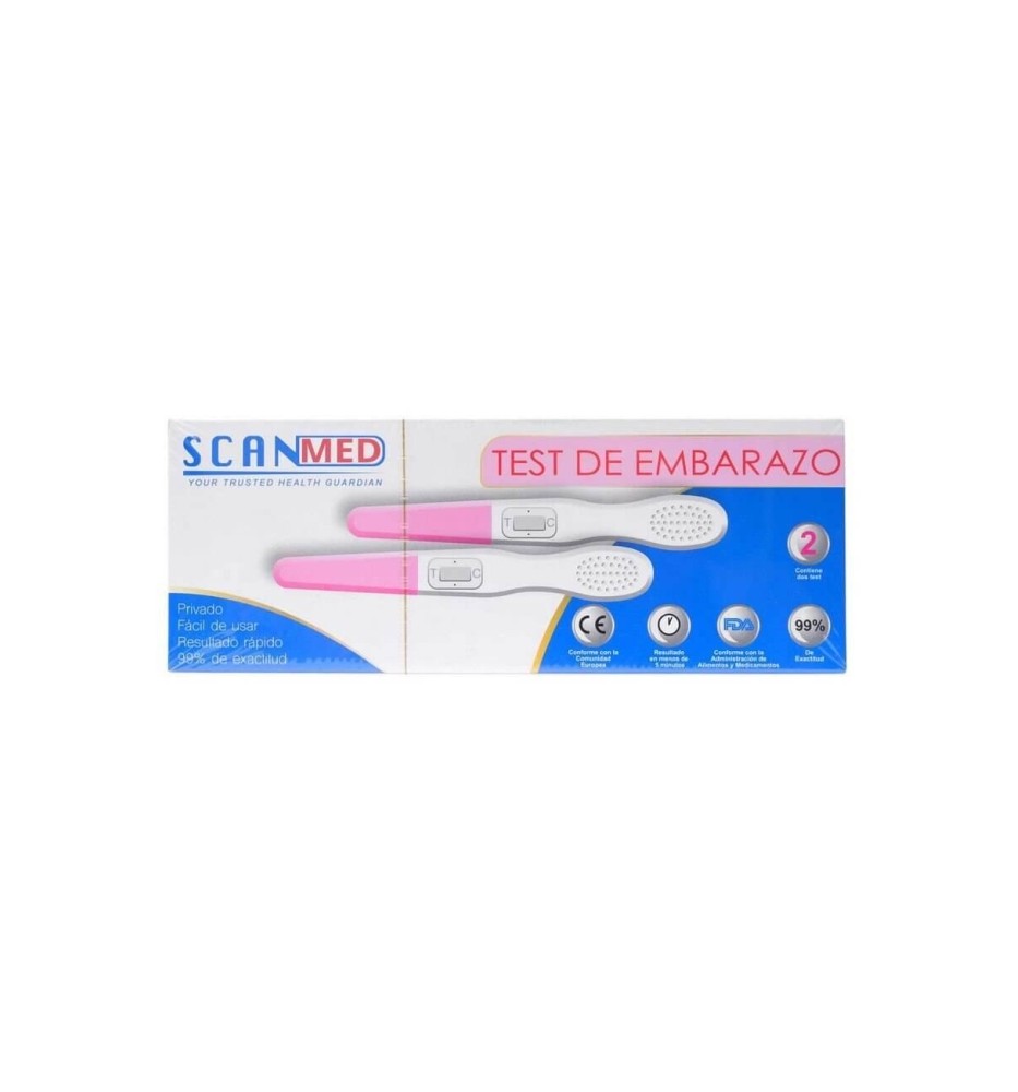 SCANMED TEST EMBARAZO X2 SCANMED TEST EMBARAZO X2