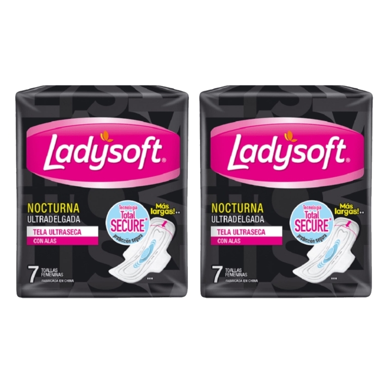 LADYSOFT NOCTURNA ULTRADELGADA C/ALAS X7