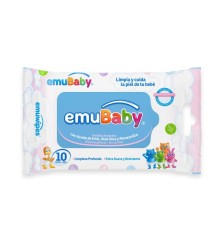 EMUBABY TOALLAS HUMEDAS X10