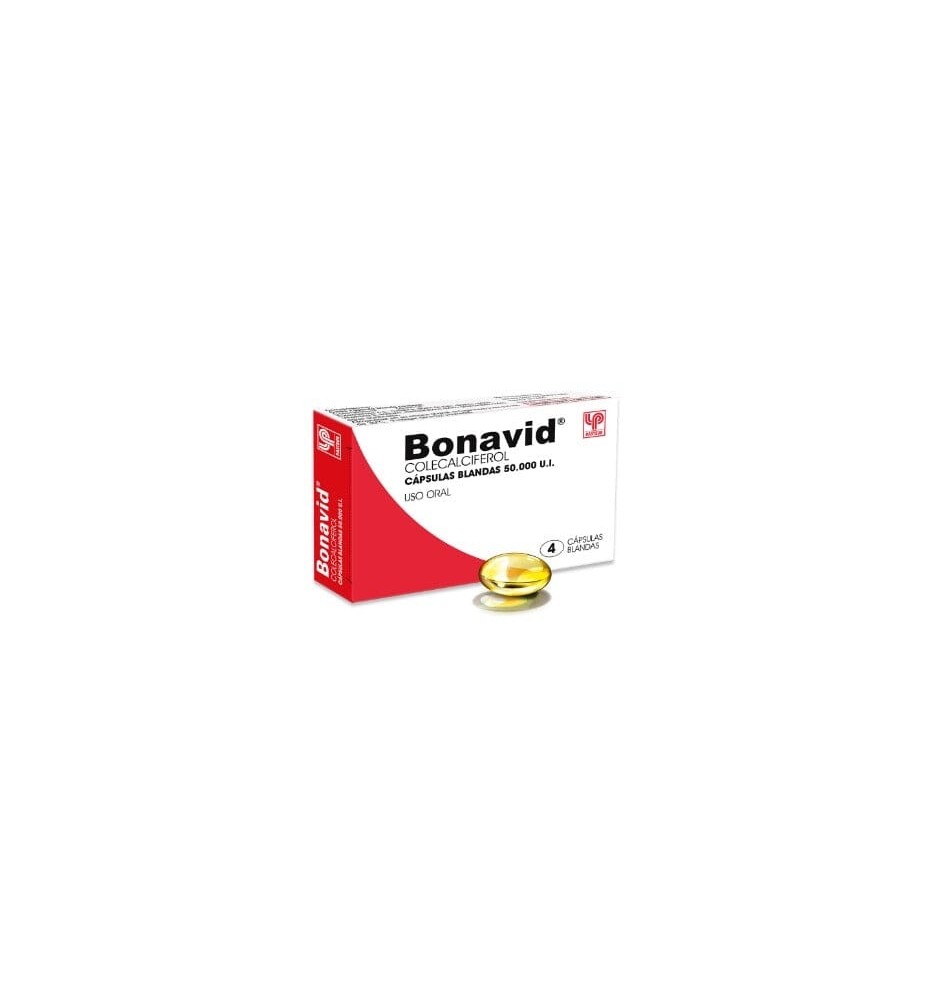 BONAVID 50000UI X4 CAPSULAS