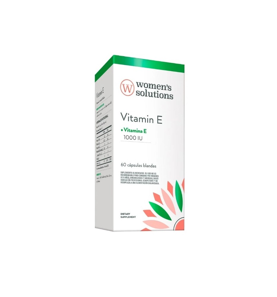 WOMENS SOLUTIONS VITAMINA E 1000UI X60 CAPSULAS