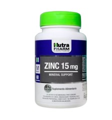 NUTRAPHARM ZINC 15MG X60 COMPRIMIDOS