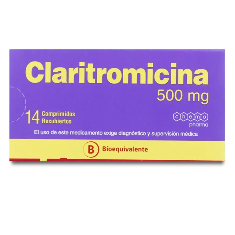 Claritromicina 500Mg X14Com. | claritromicina 14com