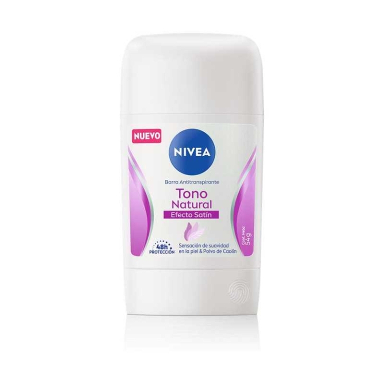 Nivea Deo Barra Efecto Satin Tono Natural X 54Gr (Dama) | nivea barra 54g
