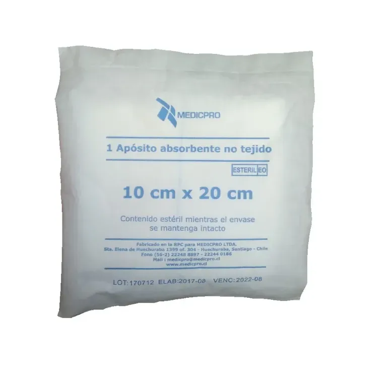 APOSITO ABSORBENTE  NO TEJIDO 10X20CM X1U