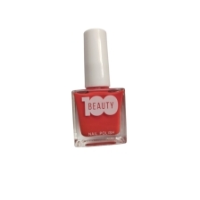 ESMALTE PARA UÑAS 100 BEAUTY ROJO ABIERTO