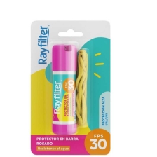 RAYFILTER FPS 30 BARRA X 6GR COLOR ROSADO 