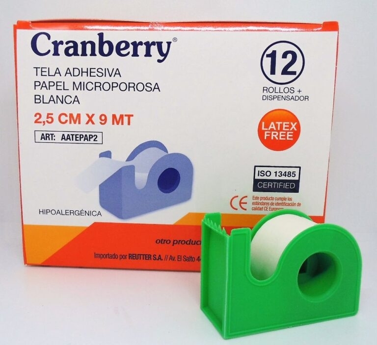 TELA ADHESIVO PAPEL MICROP. 2,5CM X 9M