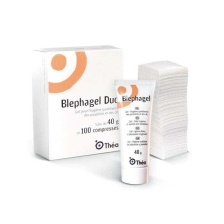 BLEPHAGEL DUO 30GR Y 100 COMPRESAS 