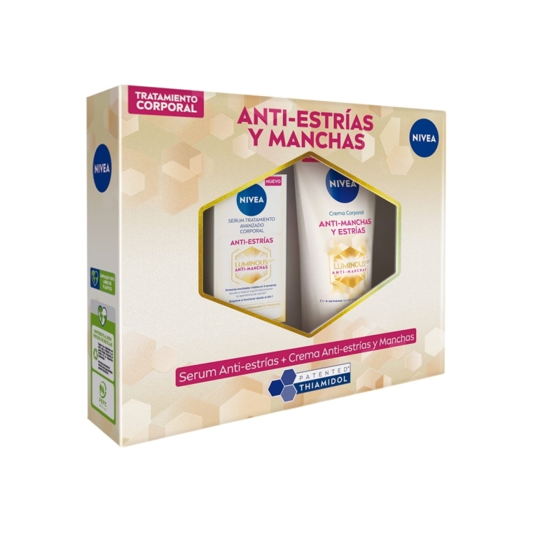 NIVEA PACK CREMA LUMINOUS+ SERUM ANTI-ESTRIAS