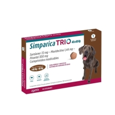 SIMPARICA TRIO 40-60 KG X 1 COMPRIMIDO MASTICABLE